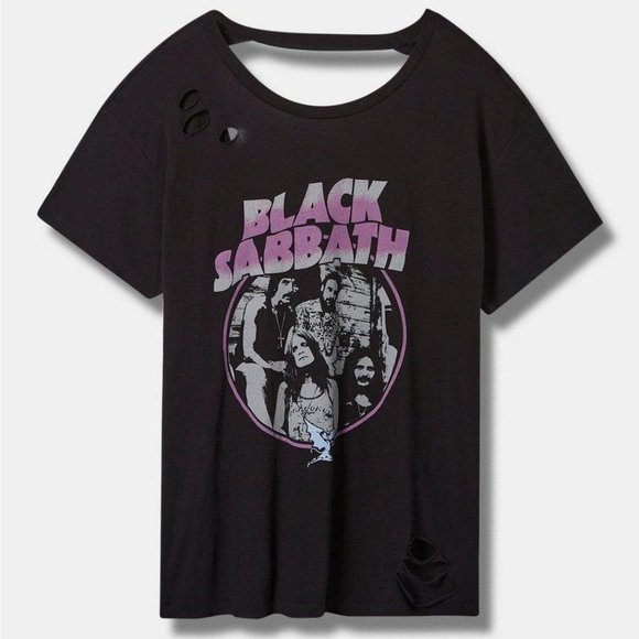 ❤️NWT VINTAGE TORRID TEE BLACK SABBATH OZZY OSBOURNE CONCERT TEE SHIRT PLUS SIZE - Picture 10 of 14